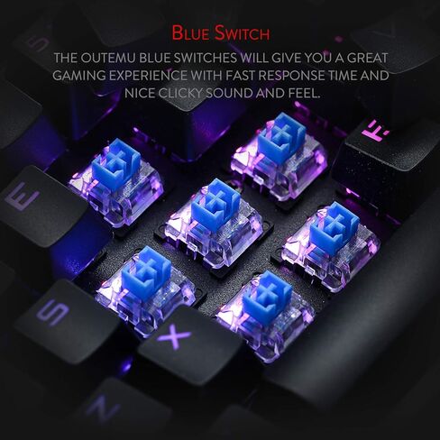 Redragon K580 Vata RGB LED لوحة مفاتيح ألعاب ميكانيكية و M990 Gaming Mouse Bundle in Kuwait