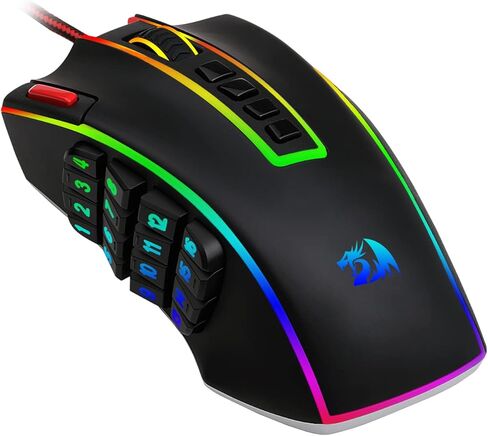 Redragon K580 Vata RGB LED لوحة مفاتيح ألعاب ميكانيكية و M990 Gaming Mouse Bundle in Kuwait