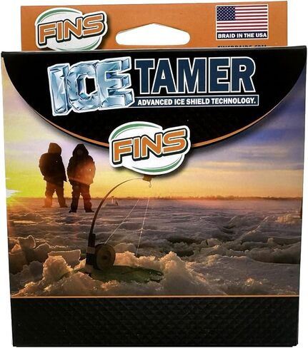 Icetamer Ice Fishing Braid - USA Made - Zero Water Absorption, Sub-Zero Performance, No Icing Issues, High Knot-Strength, Micro Diameter, Round Profile in Kuwait