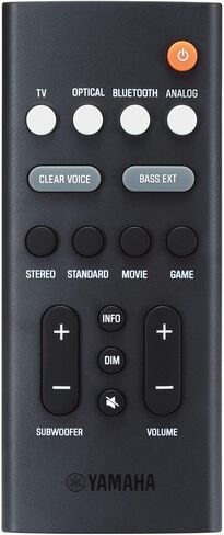 Yamaha - SR-C20A Sound Bar with Built-in Subwoofer and Bluetooth - Black (Renewed) in Kuwait