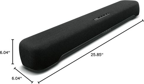 Yamaha - SR-C20A Sound Bar with Built-in Subwoofer and Bluetooth - Black (Renewed) in Kuwait