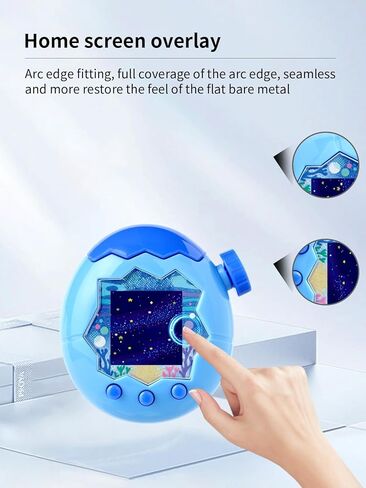 واقي الشاشة لـ Tamagotchi Paradise High-Definition Scratch Film Film ، HD Clear ، Bubble Free with Easy Operation Kit ، 3 Pack. in Saudi Arabia