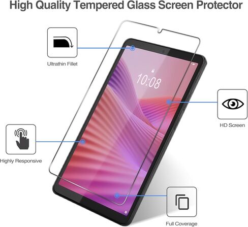 Procase 2 Pack Screen Protector for Lenovo Tab One/K9 8.7 inch 2025 ، Guard Glass Film Guard for Lenovo Tab One/K9 8.7 "TB305XU/TB305FU in Kuwait