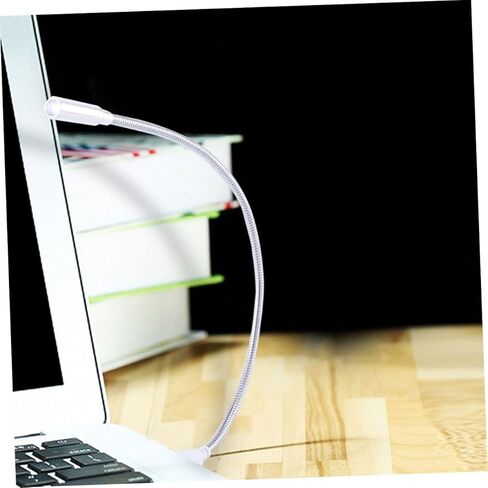 OperItacx 4 قطع مصباح القراءة USB سطوع عالية LED ضوء الكمبيوتر المحمول المحمول مع مرنة الزاوية الزاوية USB مدعوم من لوحة المفاتيح حماية العين لمقهى غرفة نوم المكتب استخدام in Kuwait