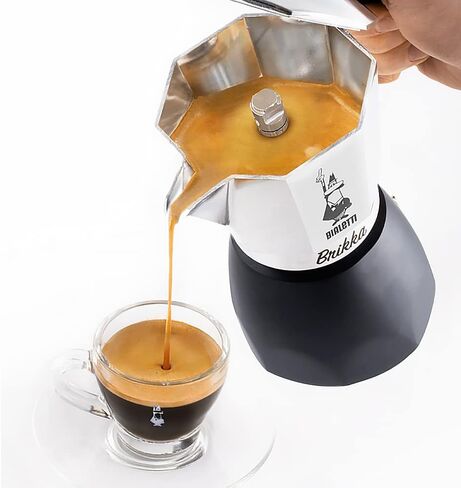 Bialetti Bricca NEW 4 Cup Open Fire Type (Coffee Maker, Espresso Makinetta) in Kuwait