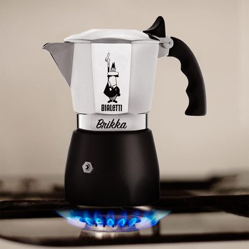 Bialetti Bricca NEW 4 Cup Open Fire Type (Coffee Maker, Espresso Makinetta) in Kuwait