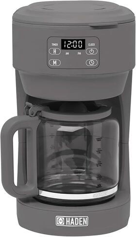 Haden Chelsea 10 Cup Maker Digital Drip Coffee Maker مع Carafe و Ivory & Chrome in Saudi Arabia