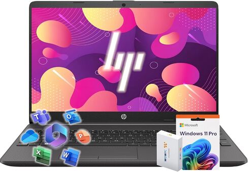 HP 250 G9 15 "FHD Business Labtop ، Microsoft Office 365 ، Intel Core I5-1235U 10-Core Processor ، 32GB RAM ، 1TB SSD ، Ethernet Port RJ-45 ، SD Card Reader ، Wi-Fi 6 ، Windows 11 Pro ، WOWPC USB in Kuwait