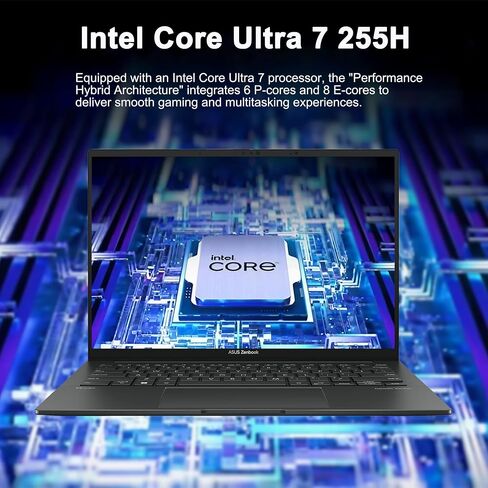 ASUS Zenbook 14 Creator Laptop 14" WUXGA Lumina OLED Touch (500nits HDR, 100% DCI-P3) Intel 16-core Ultra 7 255H (Up to 13 Tops) 16GB RAM 512GB SSD for Business Work Win11 ICP Hub w/Copilot AI in Saudi Arabia