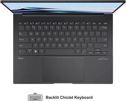 ASUS Zenbook 14 Creator Laptop 14" WUXGA Lumina OLED Touch (500nits HDR, 100% DCI-P3) Intel 16-core Ultra 7 255H (Up to 13 Tops) 16GB RAM 512GB SSD for Business Work Win11 ICP Hub w/Copilot AI in Saudi Arabia