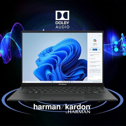 ASUS Zenbook 14 Creator Laptop 14" WUXGA Lumina OLED Touch (500nits HDR, 100% DCI-P3) Intel 16-core Ultra 7 255H (Up to 13 Tops) 16GB RAM 512GB SSD for Business Work Win11 ICP Hub w/Copilot AI in Saudi Arabia