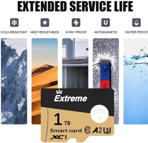 1T بطاقة ذاكرة MicroSDXC 1T بطاقة ذاكرة V30 A2 U3 in Saudi Arabia