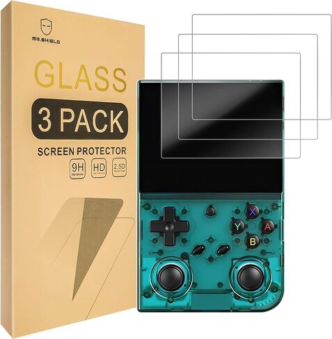 Mr.Shield Screen Protector compatible with ANBERNIC RG 35XXPro [Tempered Glass] [3-PACK] [Japan Glass with 9H Hardness] in Saudi Arabia