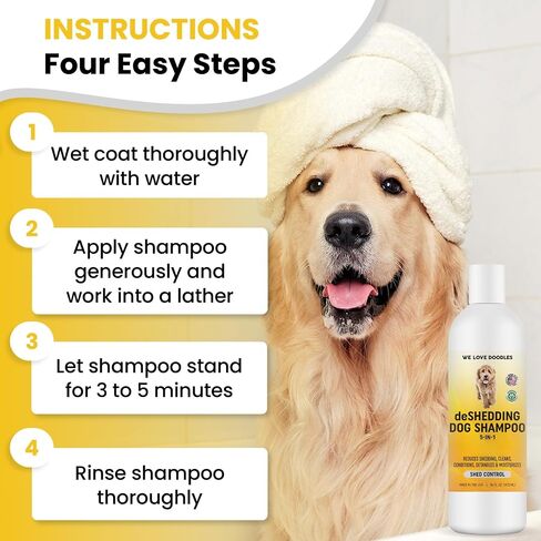 Premium Oatmeal Shampoo & Conditioner for Dogs with Sensitive & Itchy Skin in Kuwait
