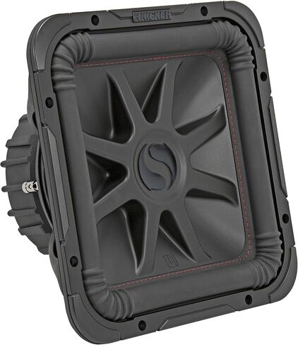 KICKER 45L7R122 12" 1200 Watt L7R Car Subwoofer, Solo-Baric Sub L7R122 DVC 2-ohm (Renewed) in Saudi Arabia