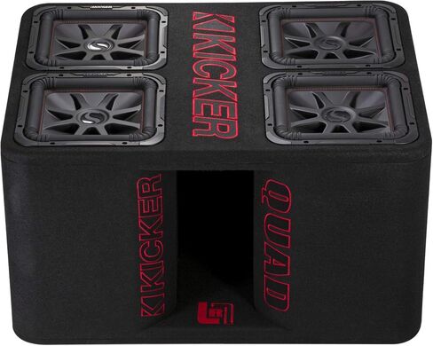 KICKER 47QL7R122 12-Inch (30cm) Loaded Ported Quad Box, 2-Ohm in Saudi Arabia