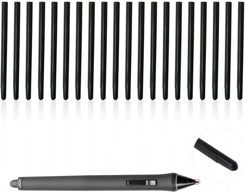 20pcs القلم الأسود القلم النيوب tip refill for wacom ctl cth 471 671 472 490 690 4100 6100 Intuos4 5 in Saudi Arabia