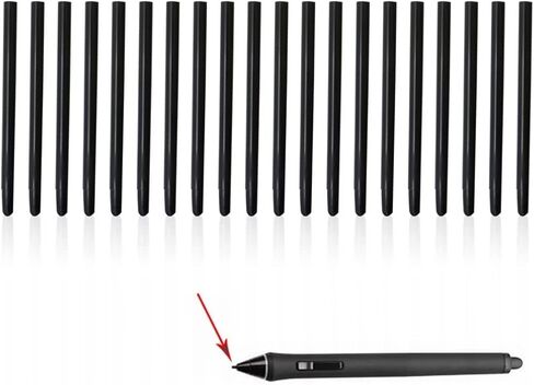 20pcs القلم الأسود القلم النيوب tip refill for wacom ctl cth 471 671 472 490 690 4100 6100 Intuos4 5 in Saudi Arabia