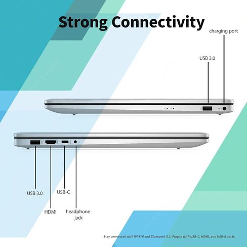 HP 17 Business Laptop-17.3 "HD+ Display ، Intel 10-Core I5-1334U CPU ، INTEL Graphics ، 32 GB RAM ، 1 TB SSD ، Wi-Fi 6 ، PAD Numeric ، Windows 11 Pro PC Computer for Study & Work in Saudi Arabia