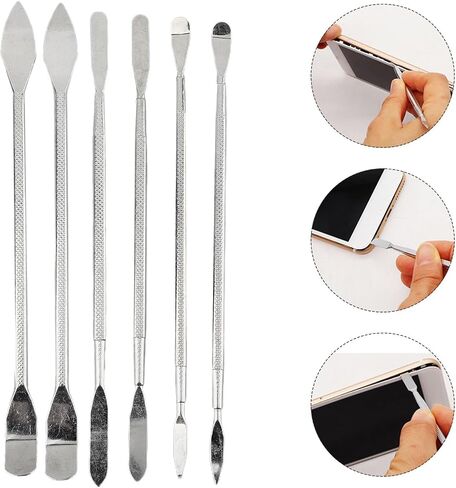6pcs أدوات إصلاح spudger المعدنية تعيين شريط تفكيك يدوي للهوات in Saudi Arabia