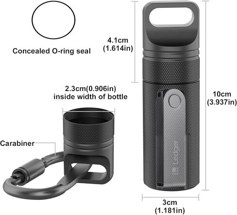 Crypto Wallet ‌protective‌ حالة متوافقة مع Ledger Nano X/S S Plus و USB Drive و Micro SDXC - حاوية تخزين مائية ومقاومة للصدمات ومحمولة للسفر والخارج in Kuwait