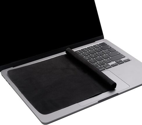 Premium Microfiber Screen Cleaner - Laptop Keyboard Cover Imprint Protection - Laptop Screen Cleaner Cloth for 15" 16" MacBook Pro and MacBook Air-Black in Saudi Arabia