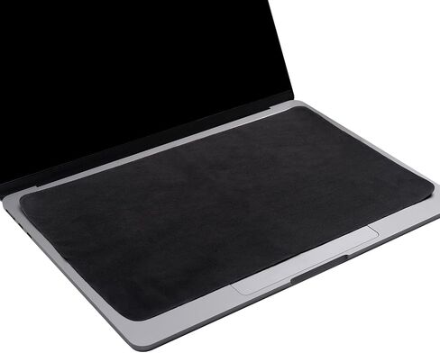 Premium Microfiber Screen Cleaner - Laptop Keyboard Cover Imprint Protection - Laptop Screen Cleaner Cloth for 15" 16" MacBook Pro and MacBook Air-Black in Saudi Arabia