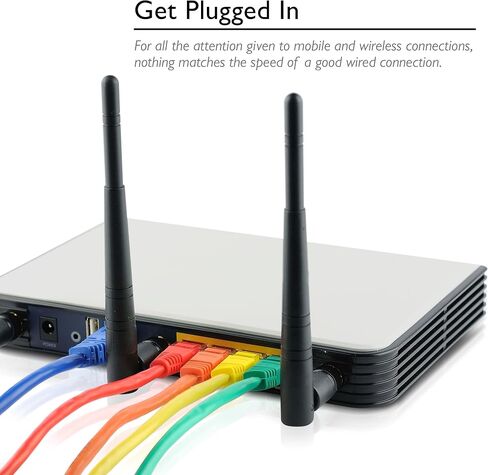 GearIT 100-Pack, Cat5e Ethernet Patch Cable 3 Feet - Snagless RJ45 Computer LAN Network Cord, Black - Compatible with 48 Port Switch POE Rackmount 48port Gigabit in Kuwait