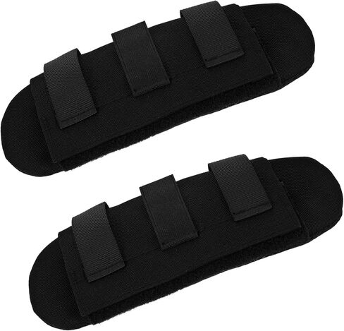 2 Pack Shoulder Strap Pad, Backpack Strap Pads, Comfortable Vest Shoulder Pad Compatible with 3'' Vest Sling Bags, Guitar (Black) in Saudi Arabia