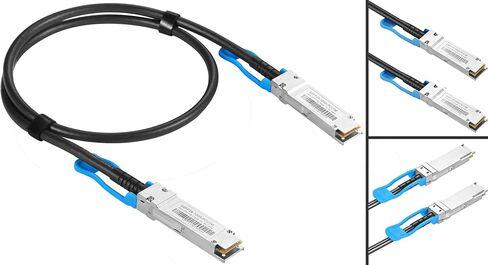 100G QSFP28 DAC Cable- CR4 QSFP28 إلى QSFP28 سلبي كابل النحاس Twinax Twinax متوافق مع Cisco QSFP-100G-CU1M ، 1 متر (3.3 قدم) in Kuwait