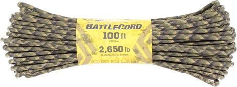 Golberg G 100 قدم من American American الحقيقية الصنع-Battlecord-Paracord على قيد الحياة التكتيكية في الهواء الطلق-2650 رطل قوة الشد-مجموعة متنوعة من خيارات الألوان in Saudi Arabia
