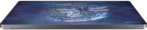 Skinit Laptop Decal Skin Compatible with Universal Laptop 12in (9.8 x 6.8in) - Tate and Co. Dragonfly Celtic Knot Design in Saudi Arabia