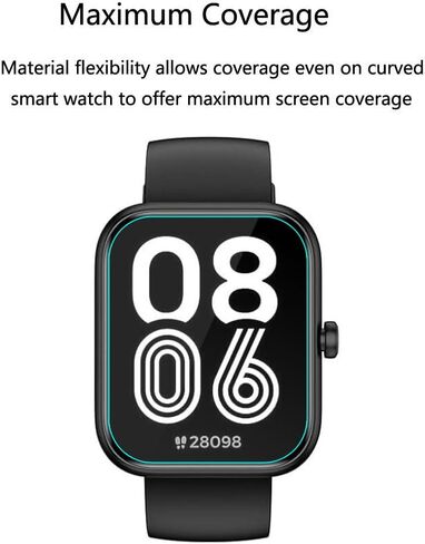 لمشاهدة Senbono Smart Watch IDW25 واقي الشاشة [5 Pack] HD Clear Soft Pet Film [anti-fingerprint] [مضاد للخلع] [Free Free] متوافق مع WNH Kalinco Boooomic Mikego Senbono Smartwatch IDW25 in Saudi Arabia