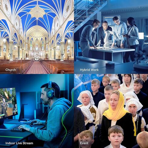 Tenveo 4K NDI PTZ Camera and Controller Bundle, AI Auto-Tracking HDMI/USB3.0/LAN/PoE 4K PTZ Camera(2PCS) and PTZ Controller PoE Joystick Controller Kit for Church Live Streaming Broadcast Events in Saudi Arabia