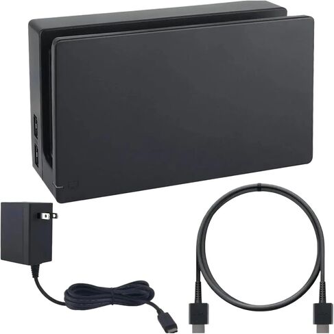 2IN1 مجموعة من أجل التبديل شحن Dock HDMI COMPATING TV Dock Charger Station Dock من أجل Switch AC Adapter Power Supply (إصدار الاتحاد الأوروبي) in Kuwait