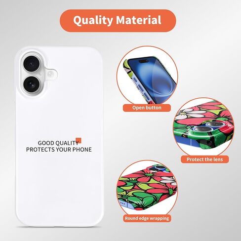 حالات الهاتف الثامنة 8 مقاطع لـ iPhone 16 E Pro Max Series فارغة DIY DIY قابلة للطباعة تغطية الفراغات تسامي قابلة للتسامي المغلفة (لامعة ، متوافقة مع iPhone 16) in Kuwait