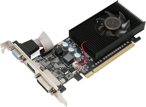 بطاقة رسومات GT210 ، بطاقة رسومات ألعاب DDR3 1GB 64 بت مع منافذ DVI VGA ، PCIE 2.0 ، تدعم DIRECTX10.1 ، بطاقة رسومات الكمبيوتر لألعاب الفيديو المكتبية in Saudi Arabia