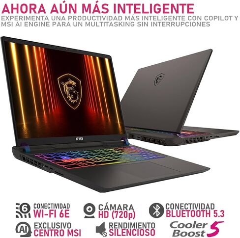 MSI Vector 16 HX AI A2XW Vector 16 HX AI A2XWIG -050US 16 Gaming Notebook - QHD+ - Intel Core Ultra 9 275HX - 16 GB - 1 TB SSD - Cosmo Gray in Saudi Arabia
