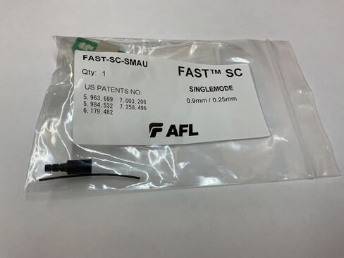 AFL FASTCONNECT FAST-SC-SMAU-60 SC/APC Fiber Optic Mechanical Connector - Lot of 60 Connectors in Saudi Arabia