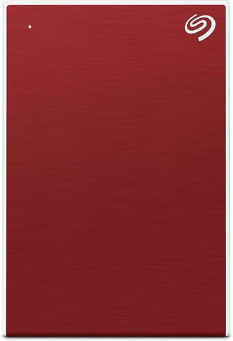Seagate 1TB Backup Plus Slim Portable External Hard Drive + 1Yr Mylio Create + 2MO Adobe CC Photography, Red (STHN1000403) (Renewed) in Saudi Arabia