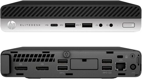 HP ELITERESK 705 G4 MINI COMPUTERTOP PC ، AMD QUAD-CORE RYZEN ™ 5 Pro 2400GE ، 8GB RAM ، 256GB SSD ، WIFI ، Bluetooth ، Windows 11 Pro (Reneved) in Saudi Arabia