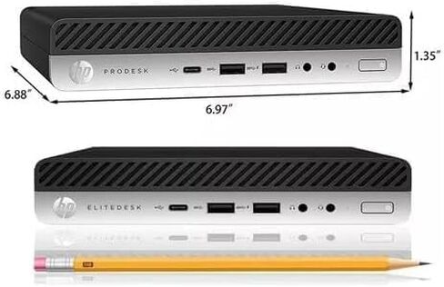 HP ELITERESK 705 G4 MINI COMPUTERTOP PC ، AMD QUAD-CORE RYZEN ™ 5 Pro 2400GE ، 8GB RAM ، 256GB SSD ، WIFI ، Bluetooth ، Windows 11 Pro (Reneved) in Saudi Arabia