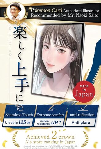 2 حزمة Paperfeel Screen Protector لـ iPad Pro 12.9 Inch (6th/5th/4th/3rd 2022/2021/2020/2018) Matte Pet Film for Drawing Glare in Kuwait