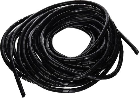 SHW-12-BK Spiral Harness Wrap, 0.472" Outside Diameter, 33', Black in Saudi Arabia