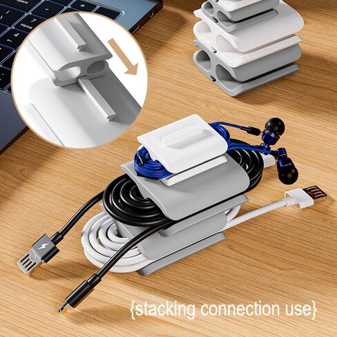 2PCS Cord Management Cover,Effortless Management for Appliance Cord Organizer,Large in Saudi Arabia