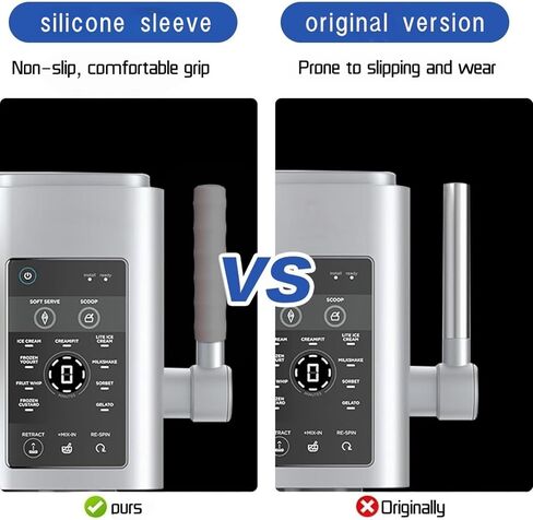 مكبرات الصوت البديلة وأغطية السيليكون (4 عبوات) - متوافقة مع Ninja Swirl Creami NC700 Series Maker ، خالية من BPA ، آمنة غسالة الصحون (4pc （رمادي ، أزرق ، أخضر ، وردي） (غلاف الغبار/المقبض)) in Kuwait