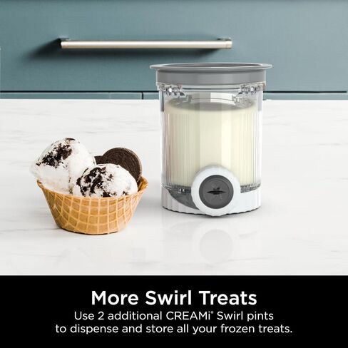 مكبرات الصوت البديلة وأغطية السيليكون (4 عبوات) - متوافقة مع Ninja Swirl Creami NC700 Series Maker ، خالية من BPA ، آمنة غسالة الصحون (4pc （رمادي ، أزرق ، أخضر ، وردي） (غلاف الغبار/المقبض)) in Kuwait
