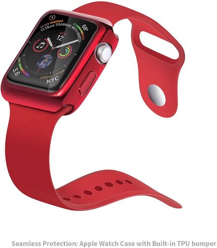 8 حزمة 44 مم مراقبة مع غطاء محامي شاشة TPU Clear HD Clear TPU Clear متمثل مع Apple Watch Series 4/5/6/SE (Clear+Black+Gold+Rose Gold+Red+Green+Silver) in Kuwait