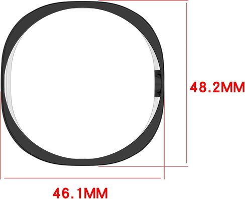 مخصص لـ Samsung Galaxy Watch 8 Classic Cover ، Fltra-TPU Pumper Frame Smartwatch Protection Case Proof for Samsung Galaxy Watch 8 Classic (No Screen (Gold) in Kuwait