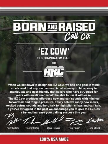 Born and Raised Outdoors EZ Cow Diaphragm Elk Call in Saudi Arabia